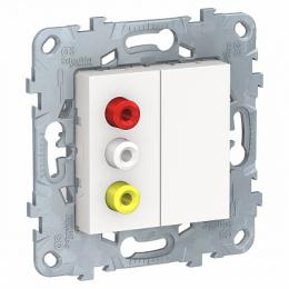 Изображение продукта Розетка 3xRCA Schneider Electric Unica New 